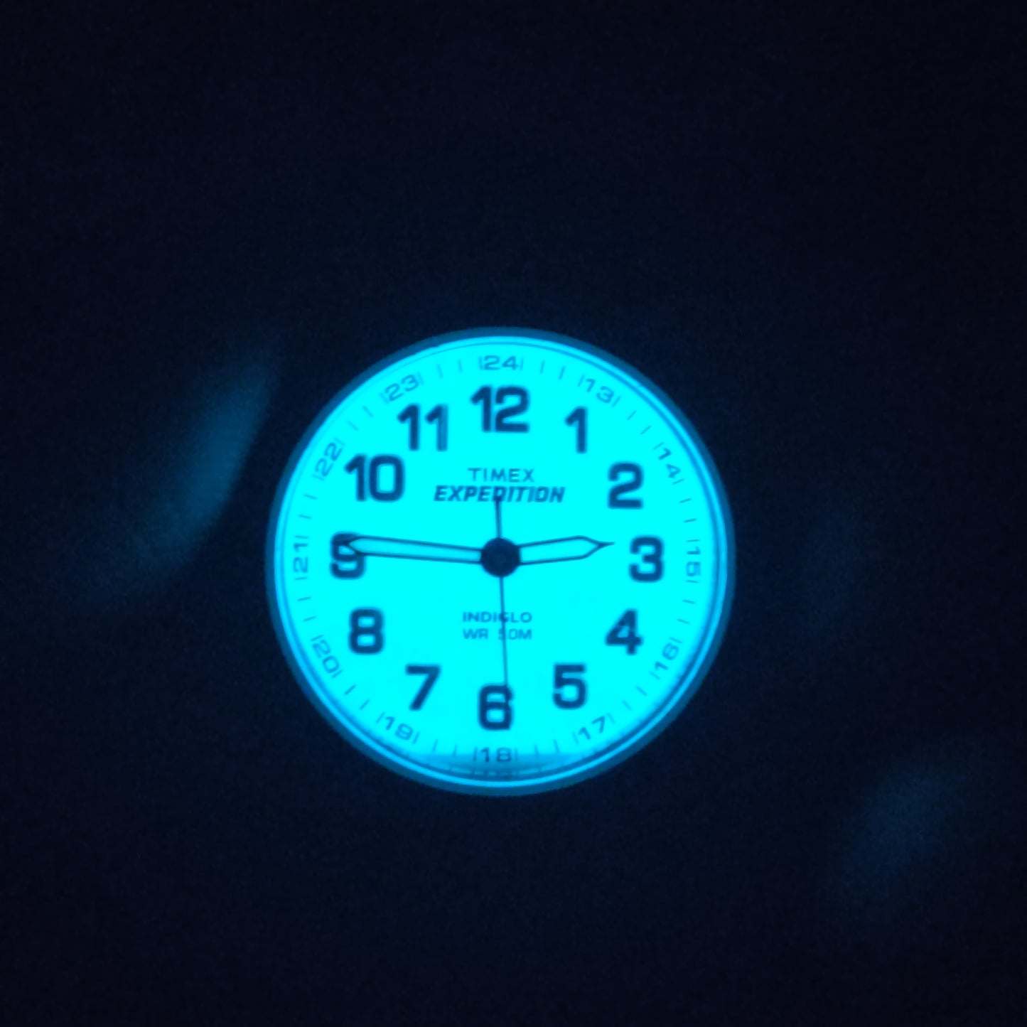 Vintage Timex Expedition Indiglo 26mm Women's Quartz Watch Leather Band fits size 5-7