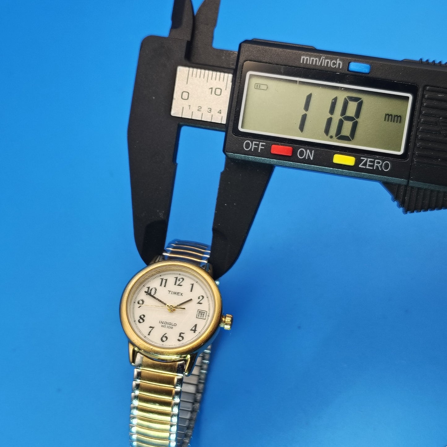 Vintage 1990s Timex Indiglo Easy Reader Date 25mm Women's Quartz Watch