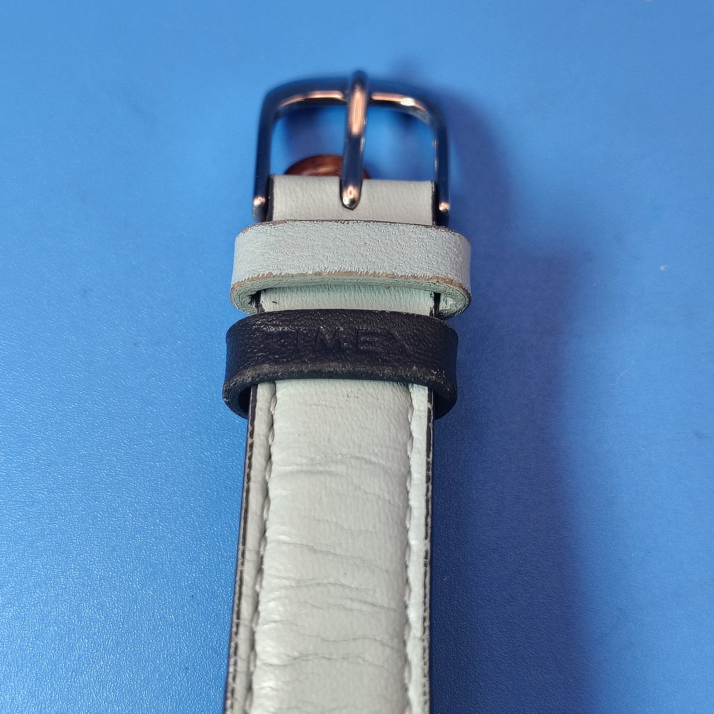 Vintage 1995 Timex Indiglo Easy Reader 30mm Women's Quartz Watch Genuine Leather Strap