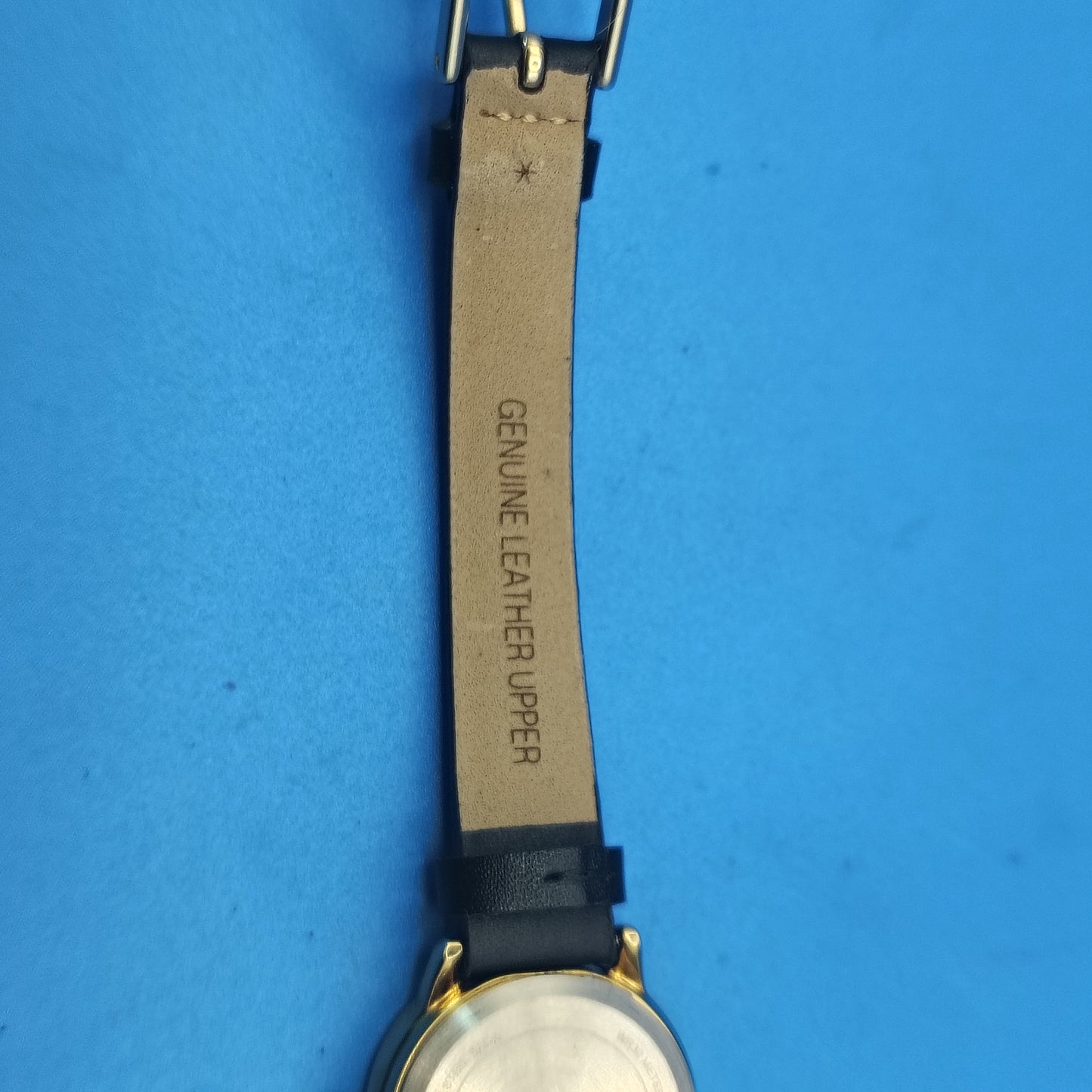 Vintage 1996 Timex Indiglo Date 21mm Women's Quartz Watch Genuine Leather Band