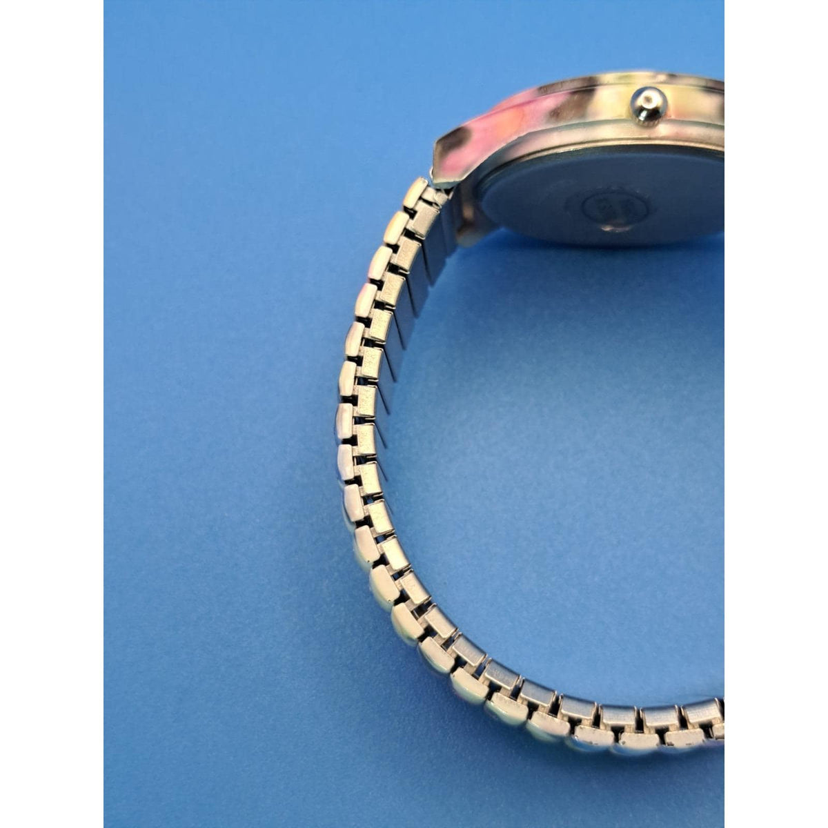 Vintage 2015 Geneva Floral Motif 32mm Women's Quartz Watch Restored