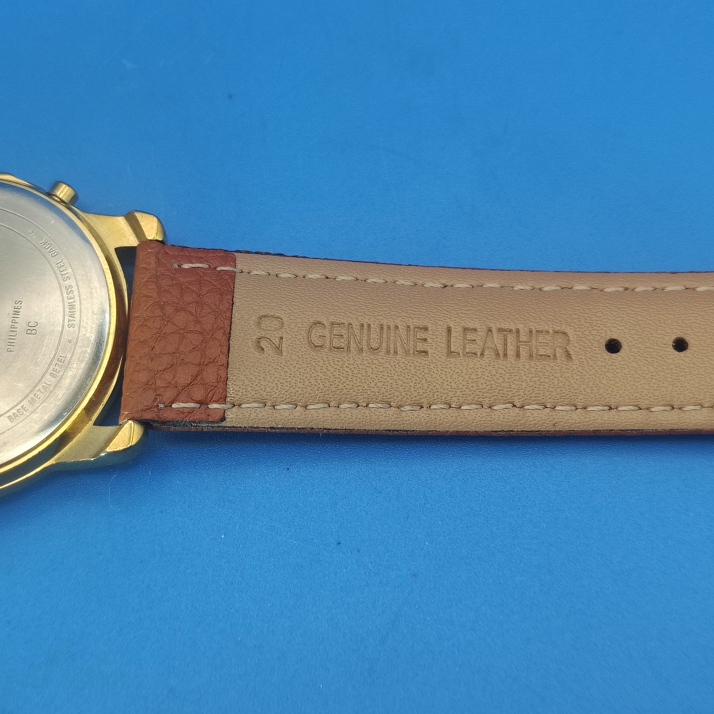 Vintage 1994 Timex Roman Dial 37mm Mens Quartz Dress Watch Restored *No Indiglo