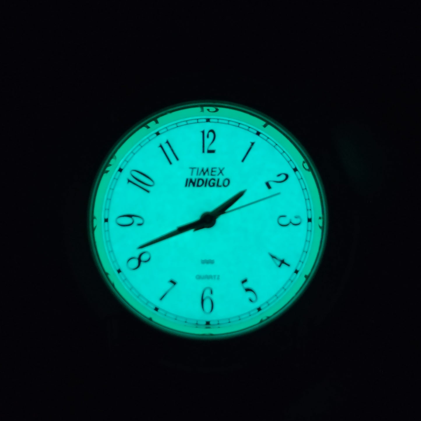 Vintage 1992 Timex Indiglo 33mm Women's Quartz Watch Genuine Leather Band