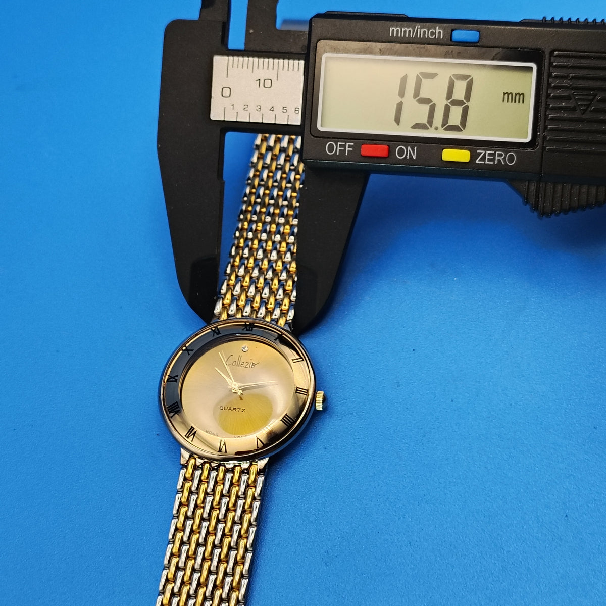 Vintage 1995 Collezio Diamond 31mm Women's Quartz Designer Watch Restored Clearance
