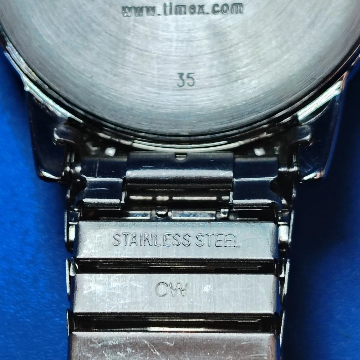 2018 Timex Easy Reader Indiglo Date Two Tone 35mm Mens Quartz Dress Watch Resto