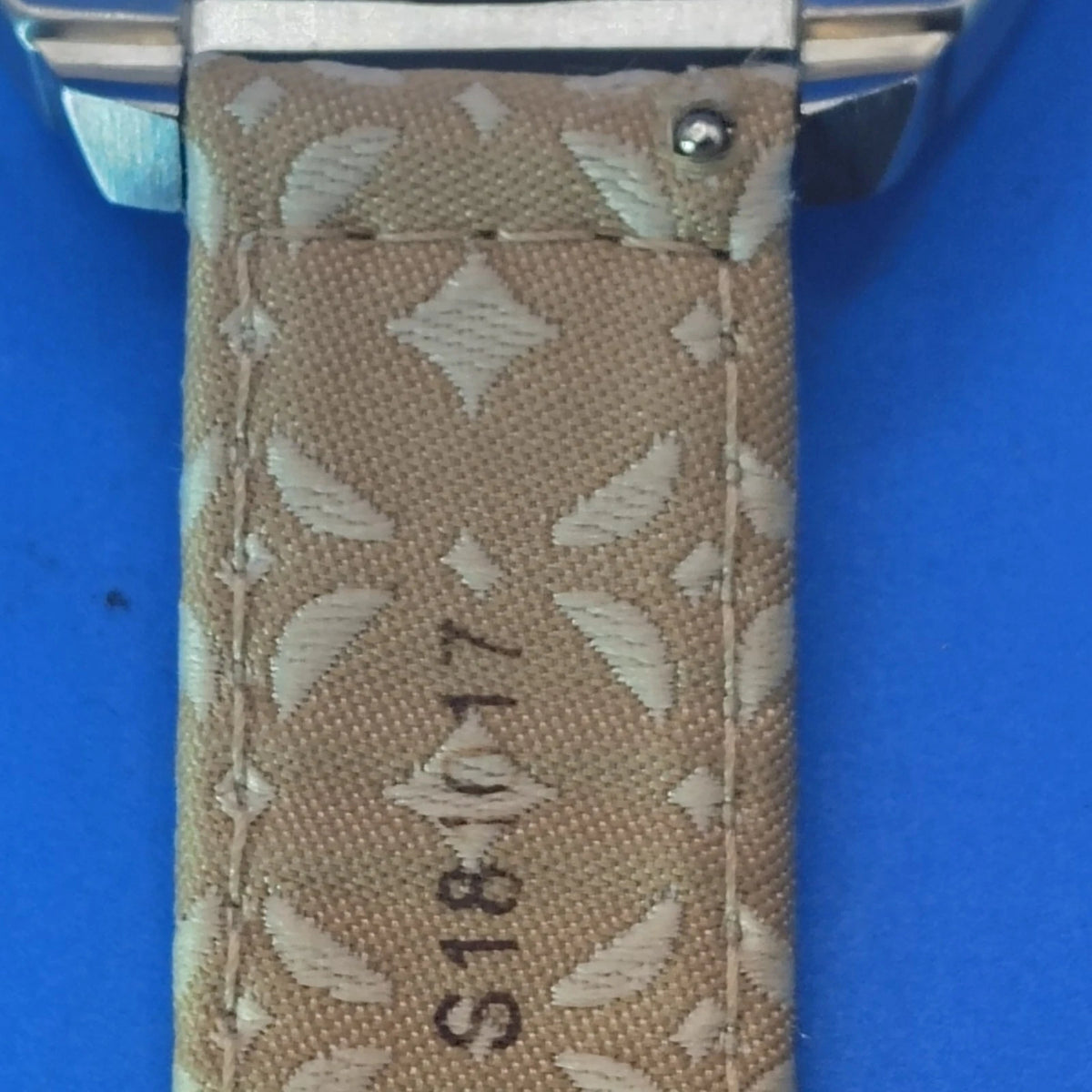 Vintage 2003 Fossil TV 32mm Women's Quartz Watch Monogram Strap Fully Restored
