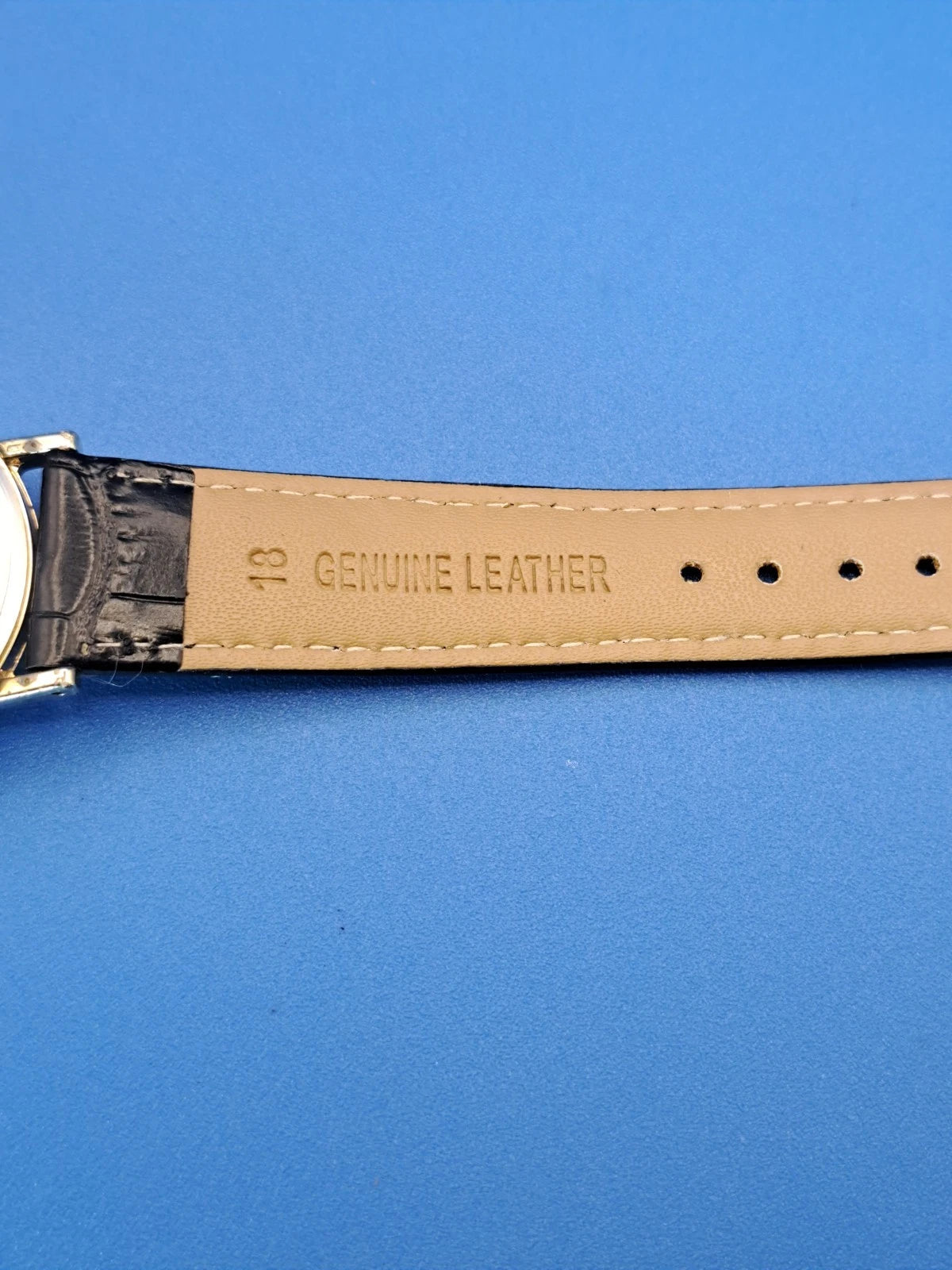 Vintage 1994 Timex Indiglo 34mm Mens Quartz Dress Watch New Strap Full Restore