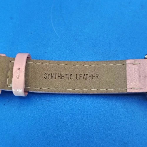 2010 Timex 23mm Women's Cocktail Watch Vegan Leather Strap Size 4-6.75