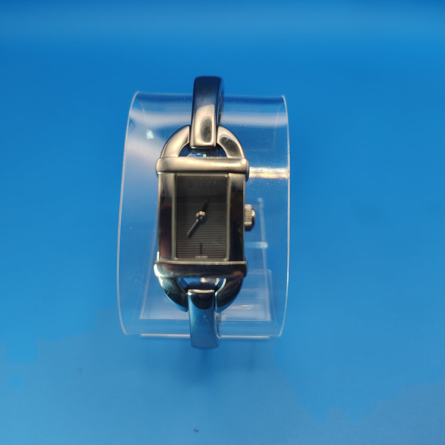 Vintage 1992 Authentic Gucci 6800L Tank Swiss Made Women's Luxury Quartz Watch Full Set Bag & Box