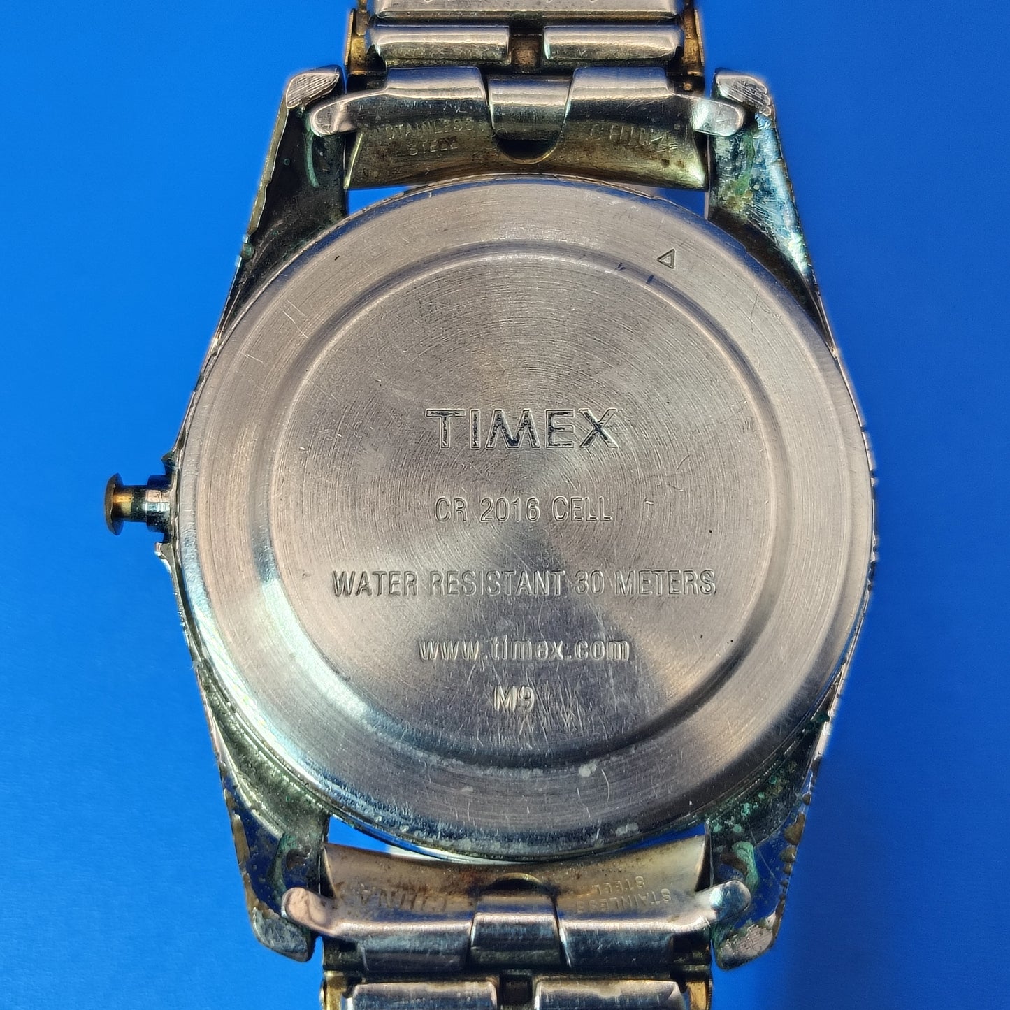 Vintage 1984 Timex Indiglo Presidential Day Date 33mm Men's Quartz Watch