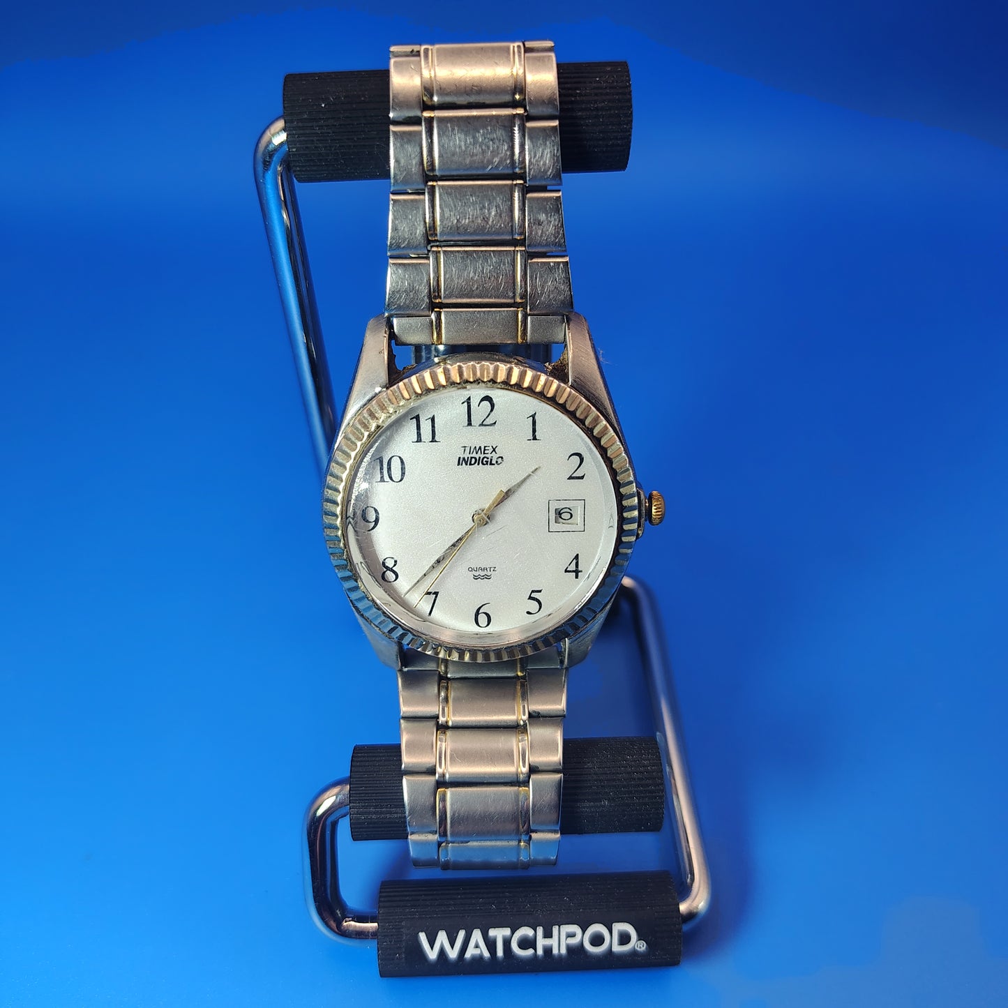 Vintage 1979 Timex Indiglo Presidential 33mm Men's Quartz Watch Fully Restored