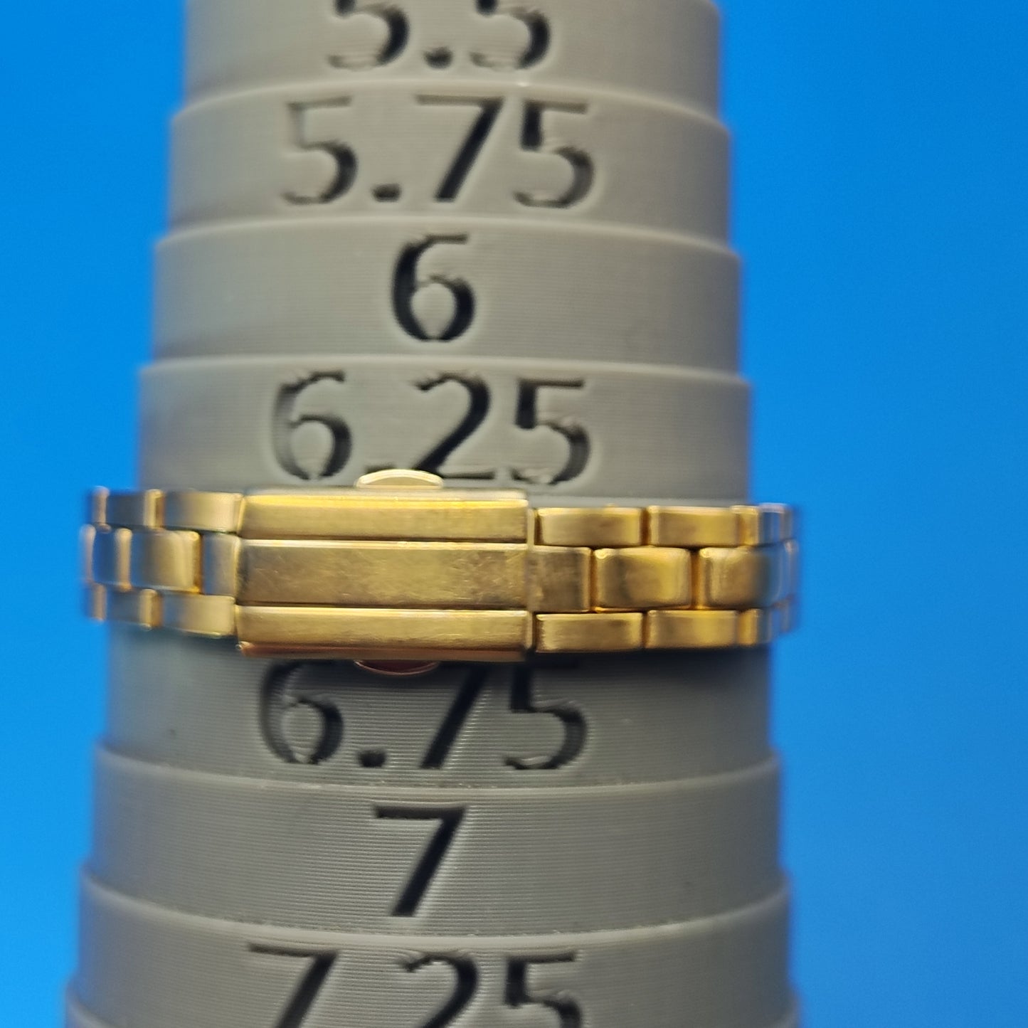 Vintage 1990's Timex Indiglo 24mm Gold Tone Women's Quartz Watch Smoke Crystal Fits Wrist size 6.5 and smaller