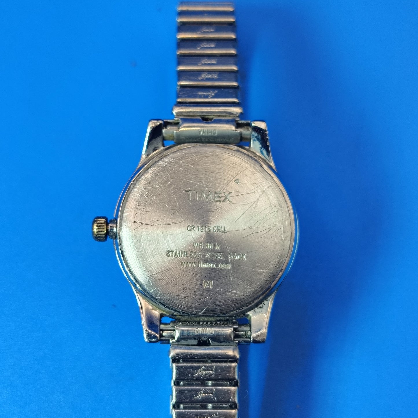 Vintage 1990's Timex Indiglo 25mm Women's Quartz Watch Fits Size 8.75 And Below