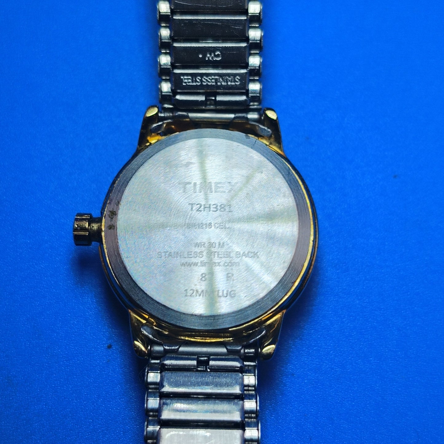 Vintage 1990s Timex Indiglo Easy Reader Date 25mm Two Tone Women's Quartz Watch