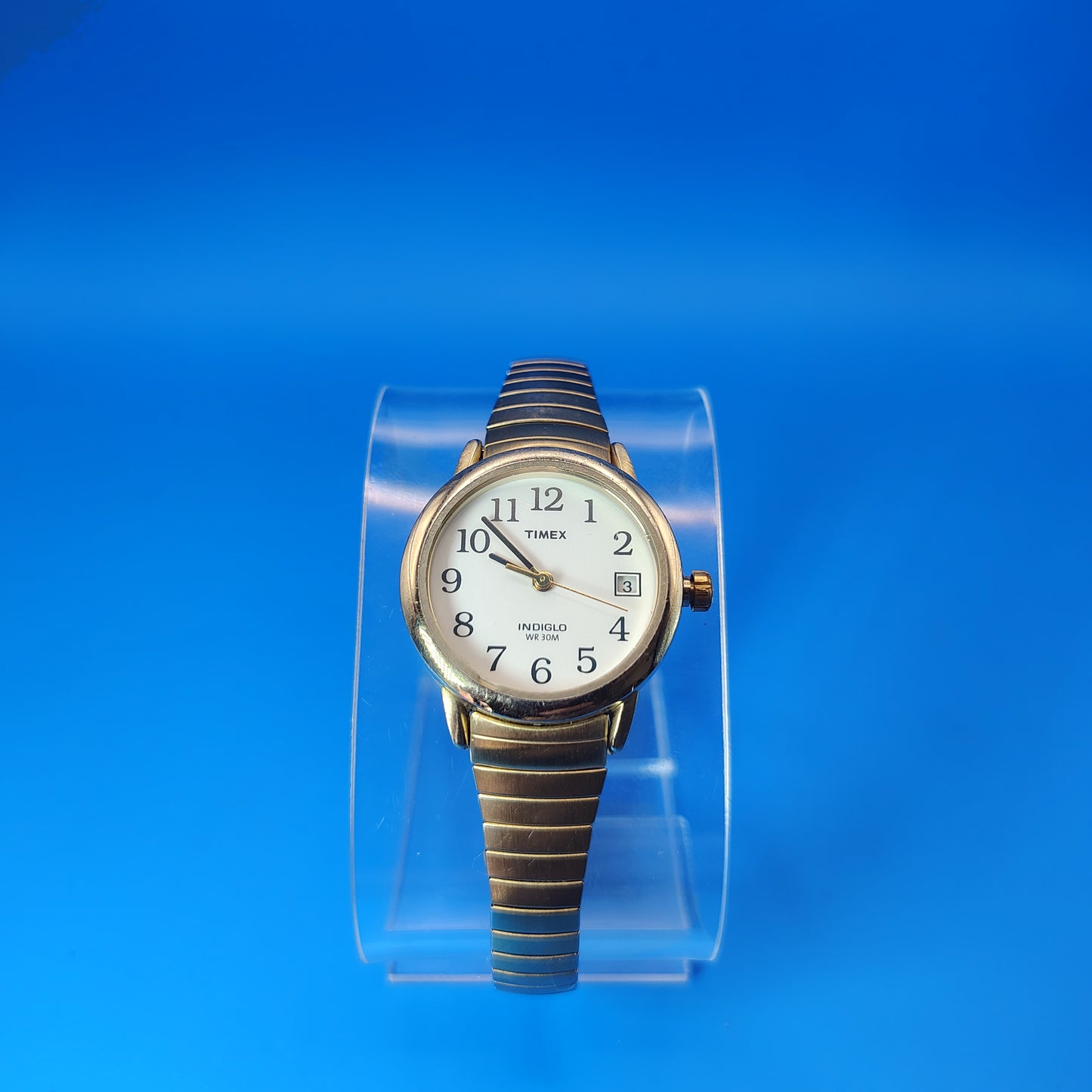 Vintage 1990s Timex Indiglo Easy Reader Date 25mm Women's Quartz Watch