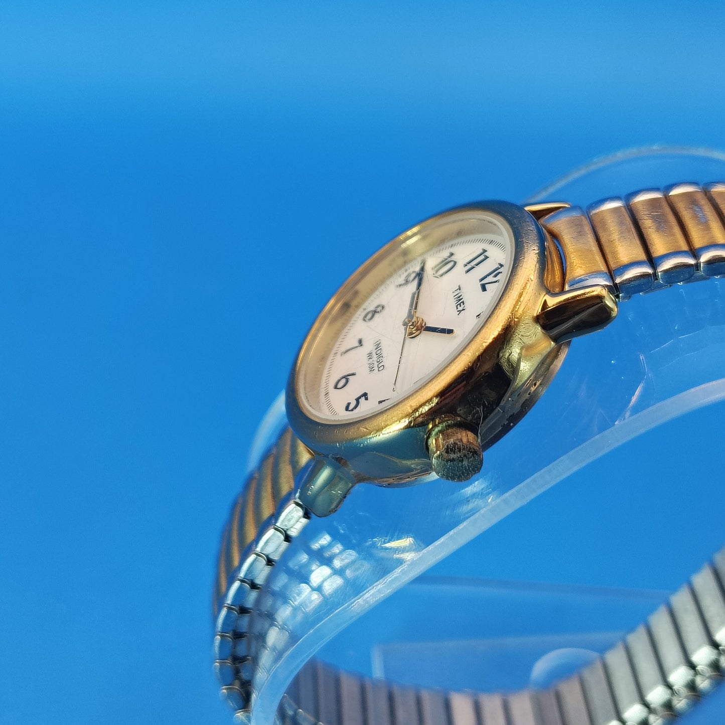 Vintage 1990s Timex Indiglo Easy Reader Date 25mm Women's Quartz Watch