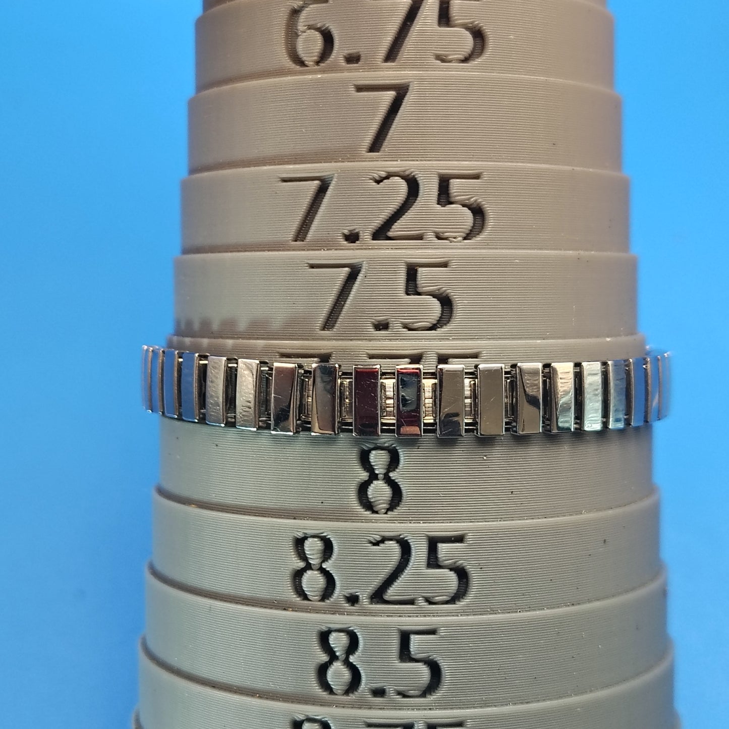 Vintage Timex 24mm Two Tone Women's Quartz Watch Stretch Bracelet Near MINT