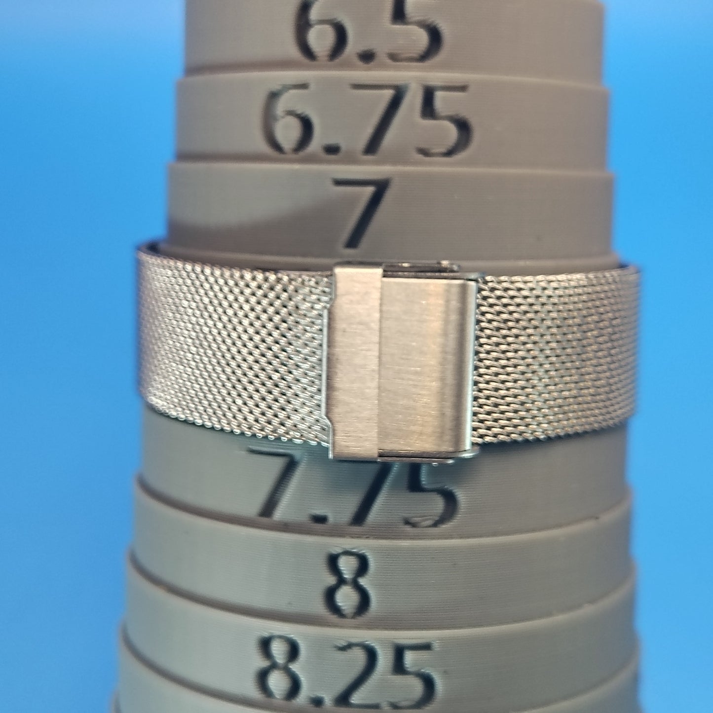 Vintage 1990's Timex Easy Reader Date 35mm Mens Quartz Watch New Stainless Steel Mesh Bracelet