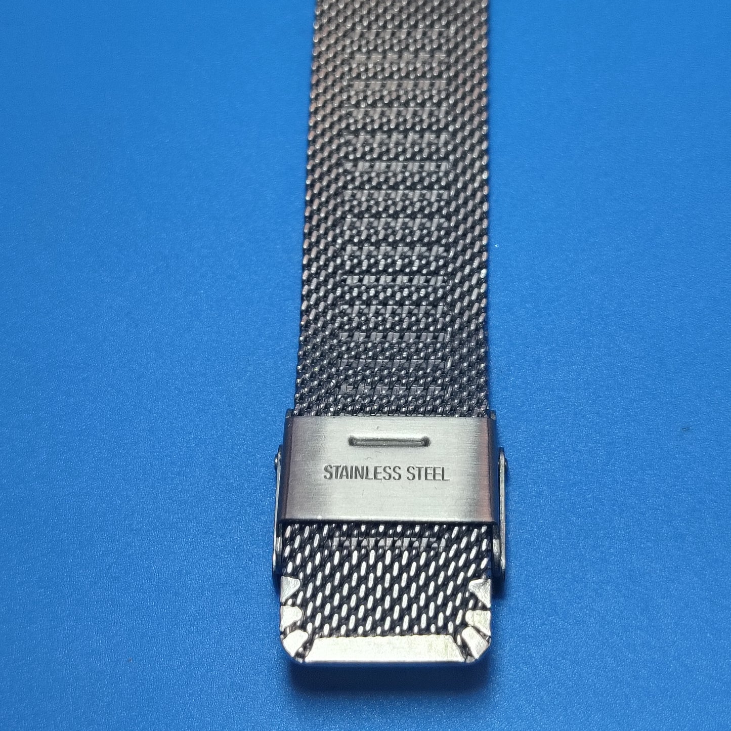 Vintage 1990's Timex Easy Reader Date 35mm Mens Quartz Watch New Stainless Steel Mesh Bracelet