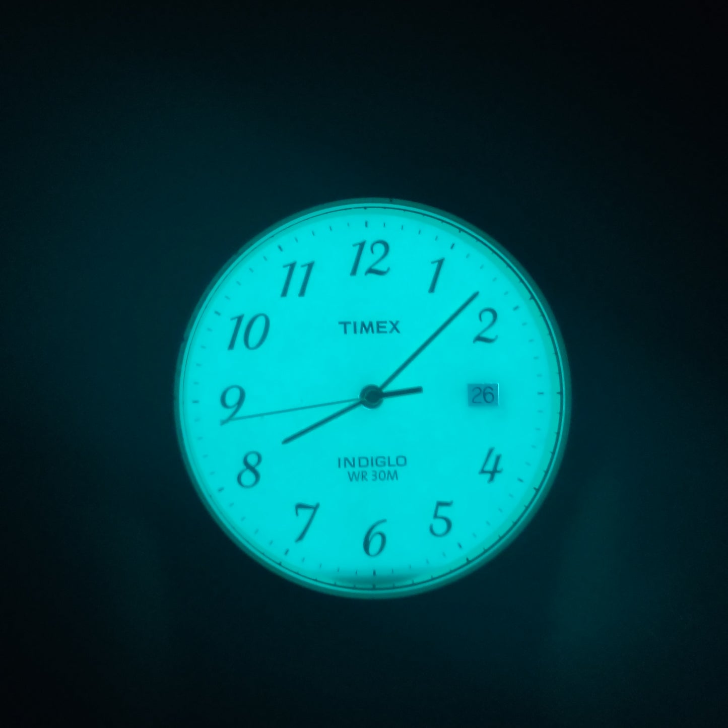 Vintage Timex Date 35mm Men's Quartz Watch New Leather Strap with Stainless Steel Deployment Clasp