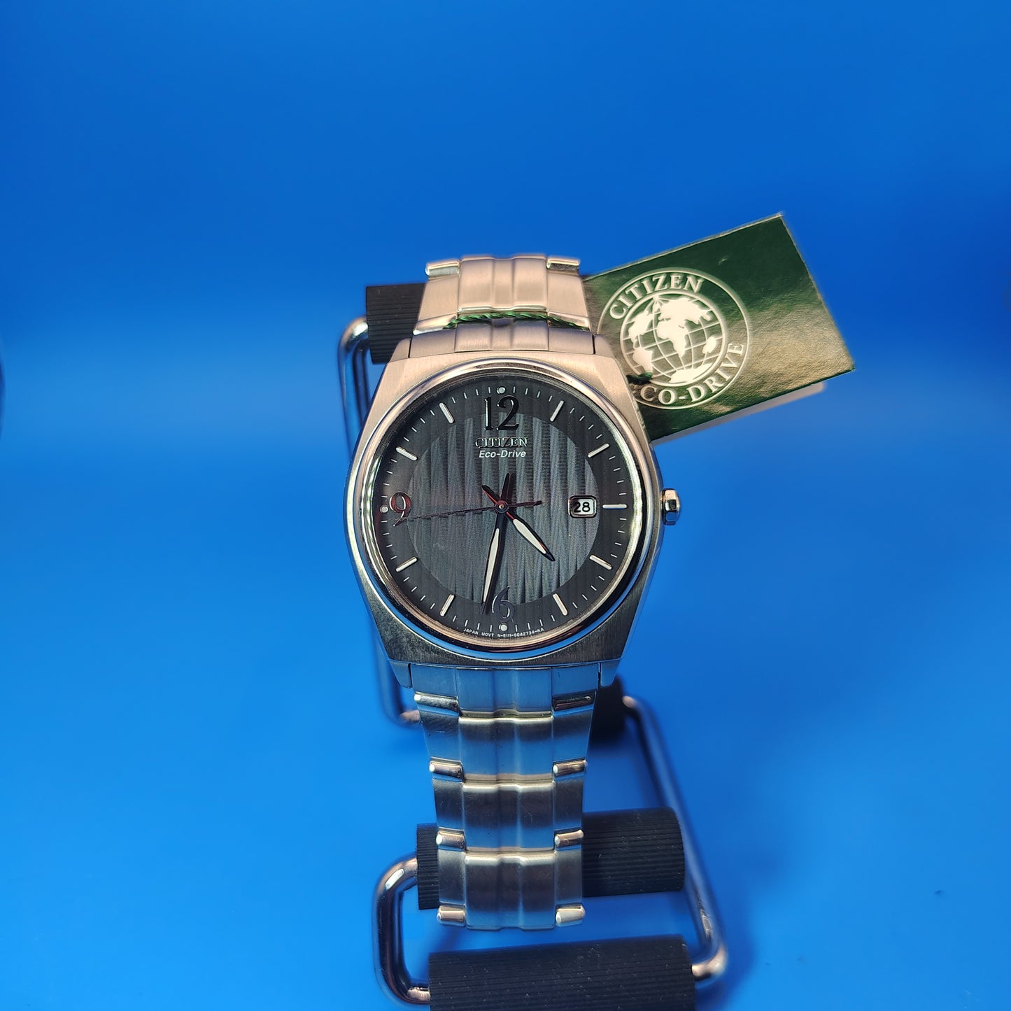 New Vintage Citizen Eco Drive Date 36mm Mens Quartz Luxury Watch Full Set Never Worn NOS (New old Stock)