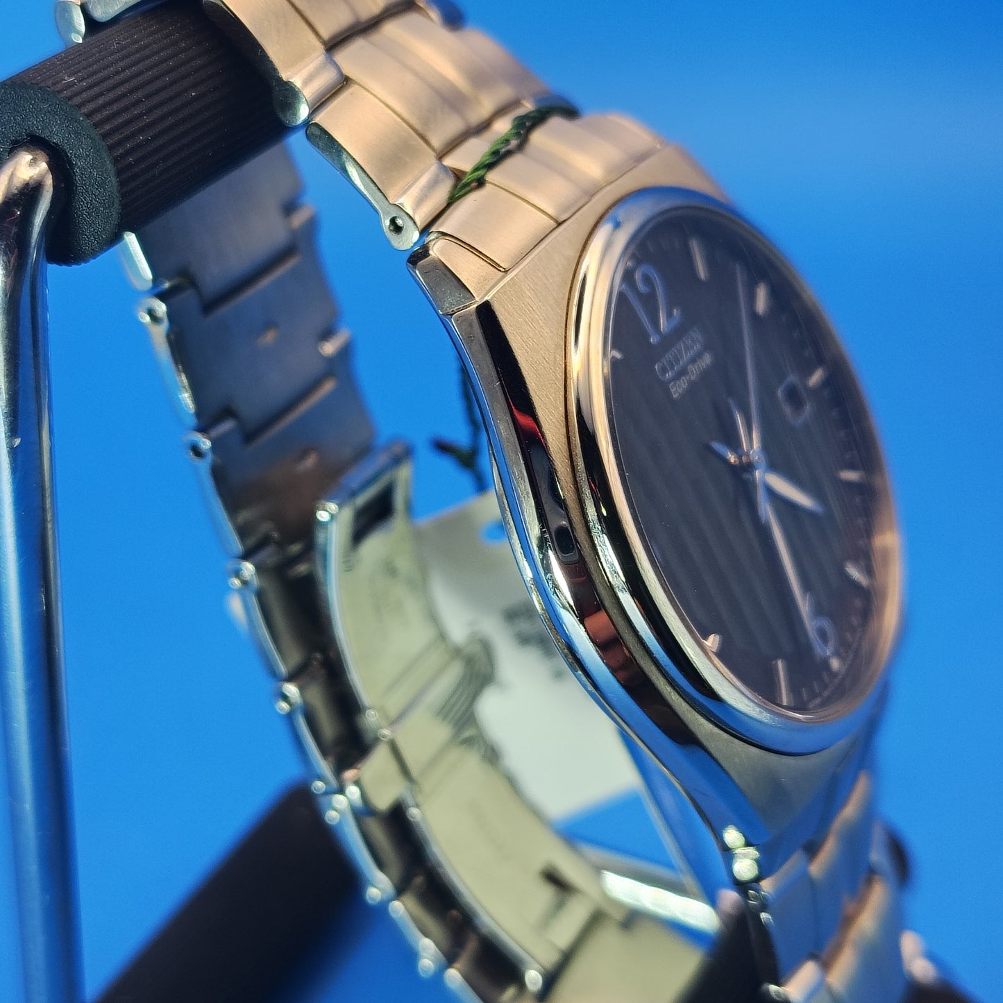 New Vintage Citizen Eco Drive Date 36mm Mens Quartz Luxury Watch Full Set Never Worn NOS (New old Stock)