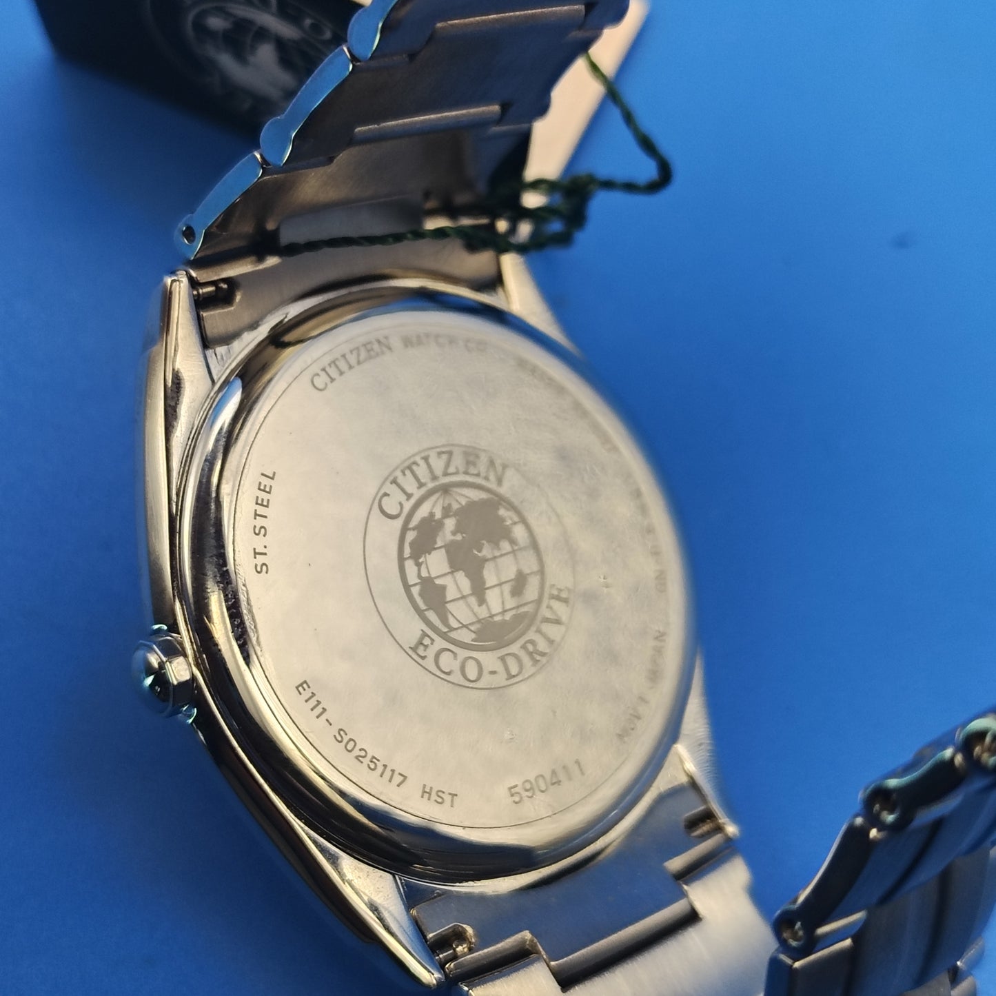 New Vintage Citizen Eco Drive Date 36mm Mens Quartz Luxury Watch Full Set Never Worn NOS (New old Stock)