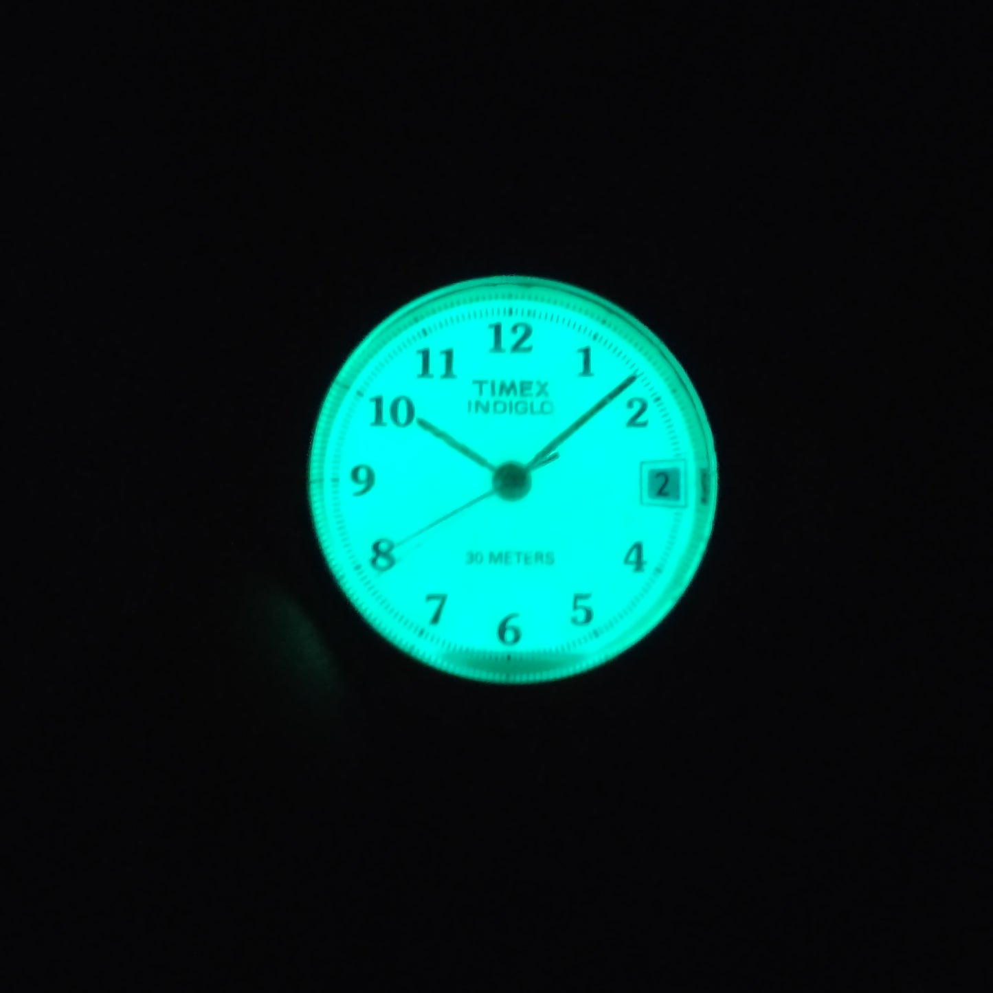 Vintage 1992 Timex Indiglo Easy Reader 24mm Women's Quartz Watch Braided Leather Band