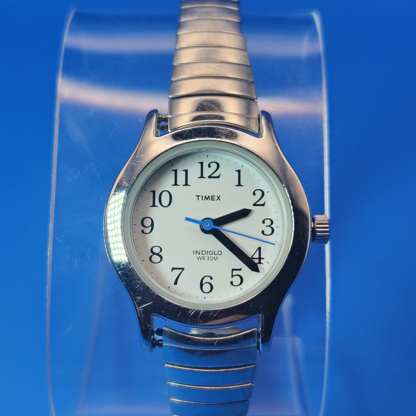 Vintage 1992 Timex Indiglo 23mm Women's Quartz Cocktail Watch Size 5-8.25