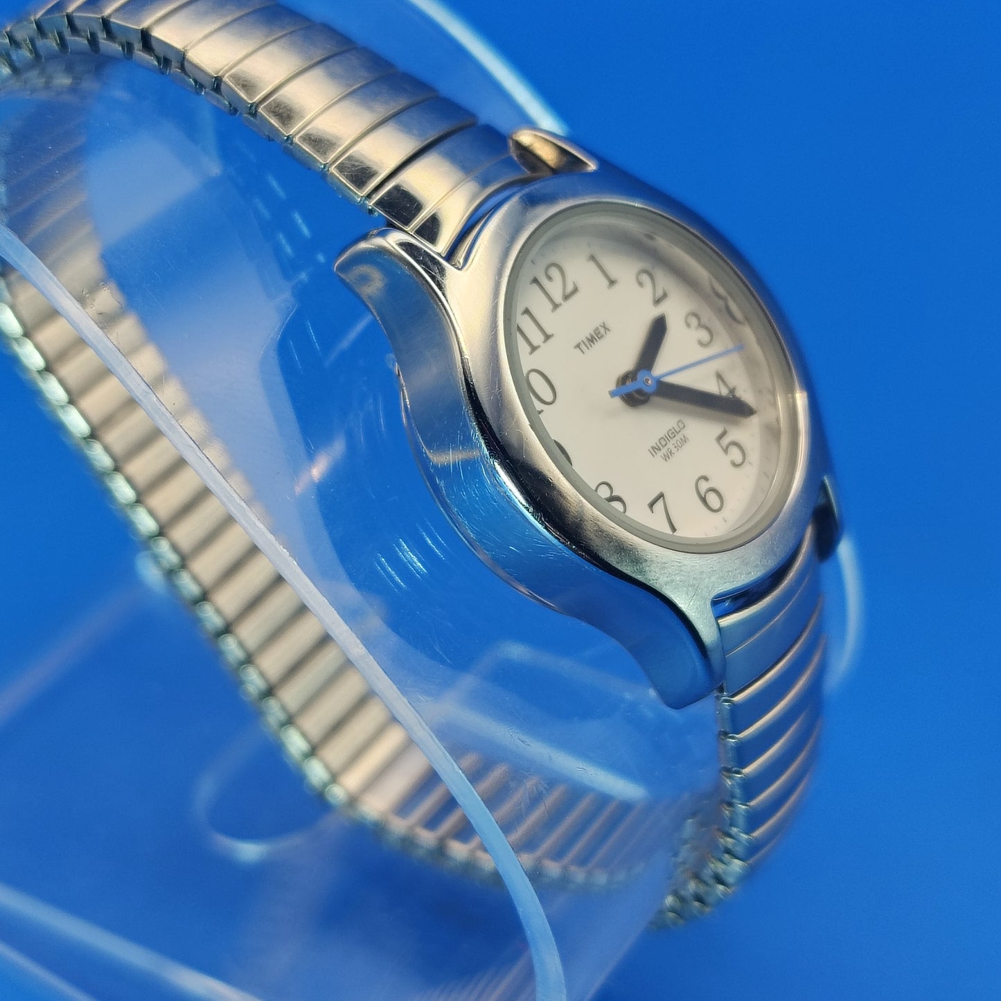 Vintage 1992 Timex Indiglo 23mm Women's Quartz Cocktail Watch Size 5-8.25