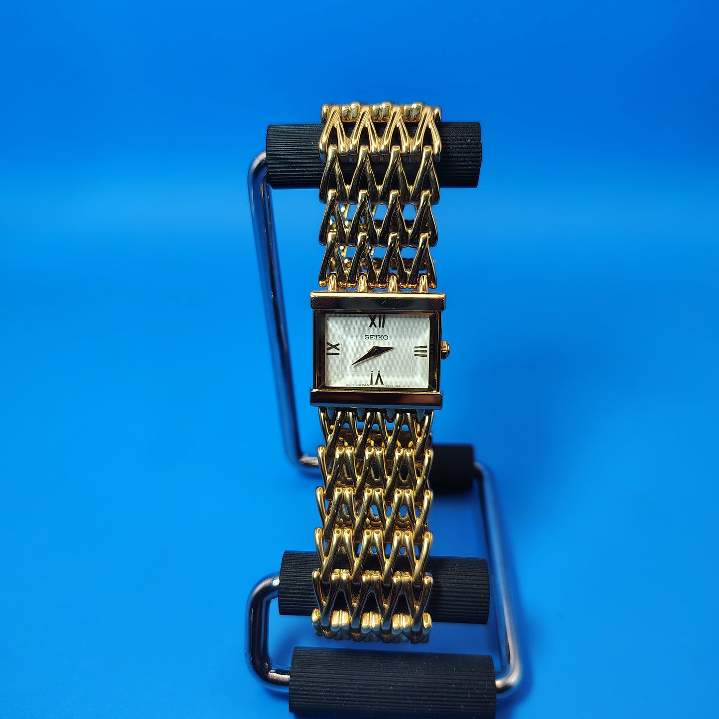 Rare Vintage 1981 Seiko Tank 18mm Women's Quartz Luxury Watch New Old Stock Full Set Never Worn Box and Papers