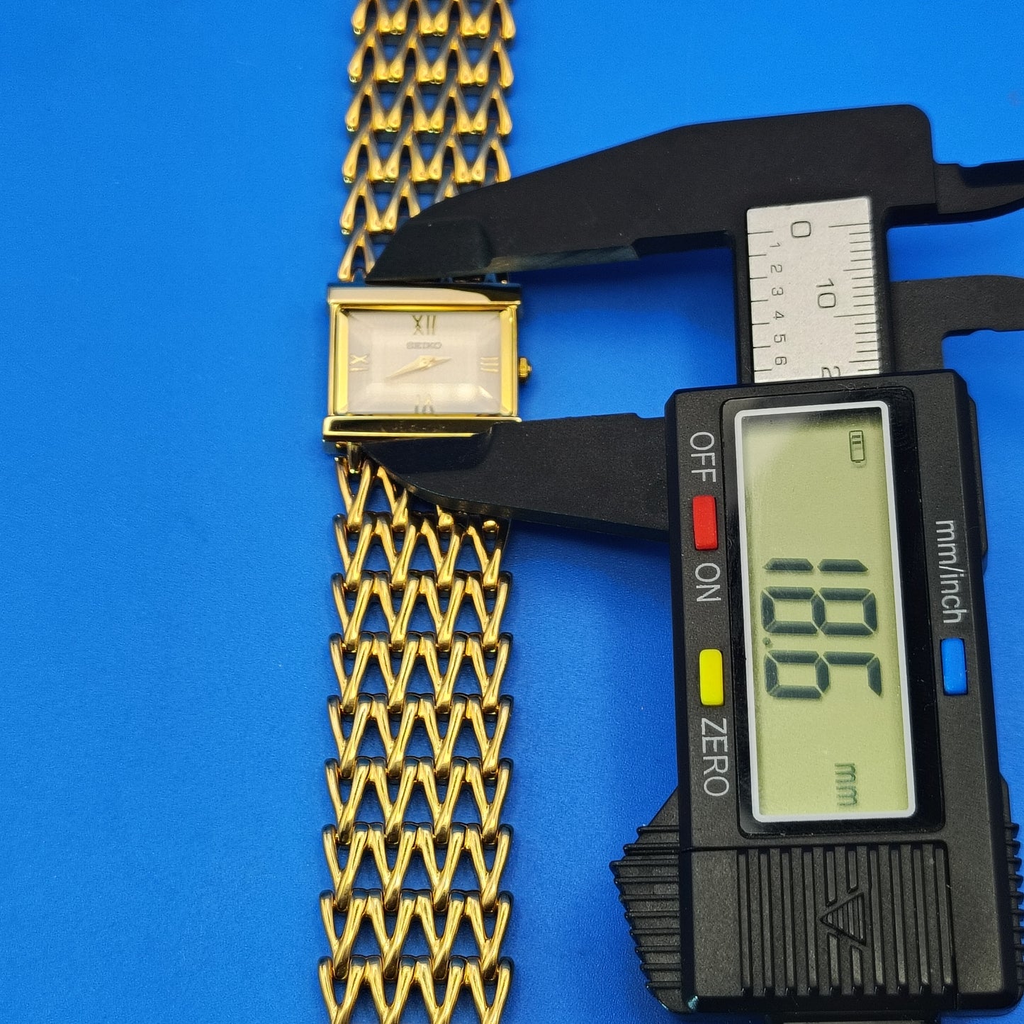 Rare Vintage 1981 Seiko Tank 18mm Women's Quartz Luxury Watch New Old Stock Full Set Never Worn Box and Papers