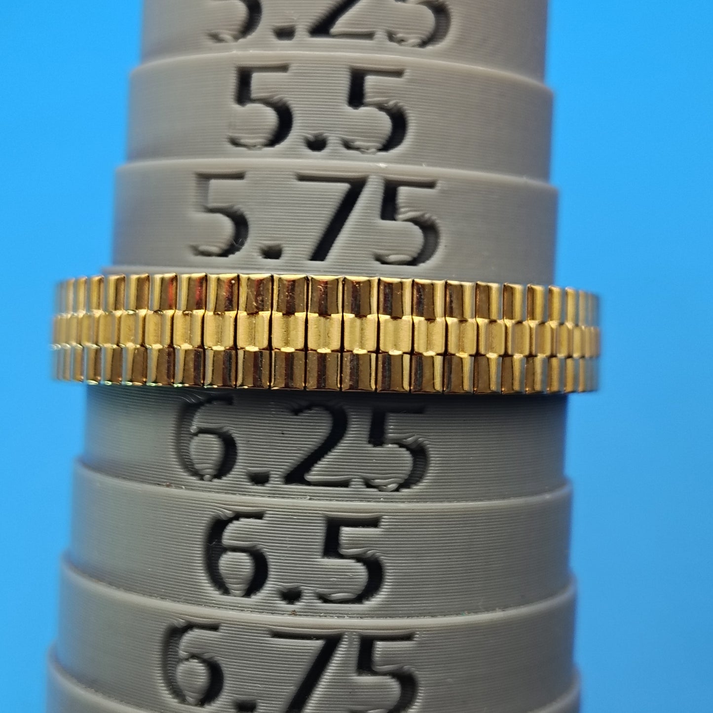 Vintage Timex Easy Reader Date 25mm Women's Gold Tone Quartz Watch New Stretch Bracelet size 6-8.5