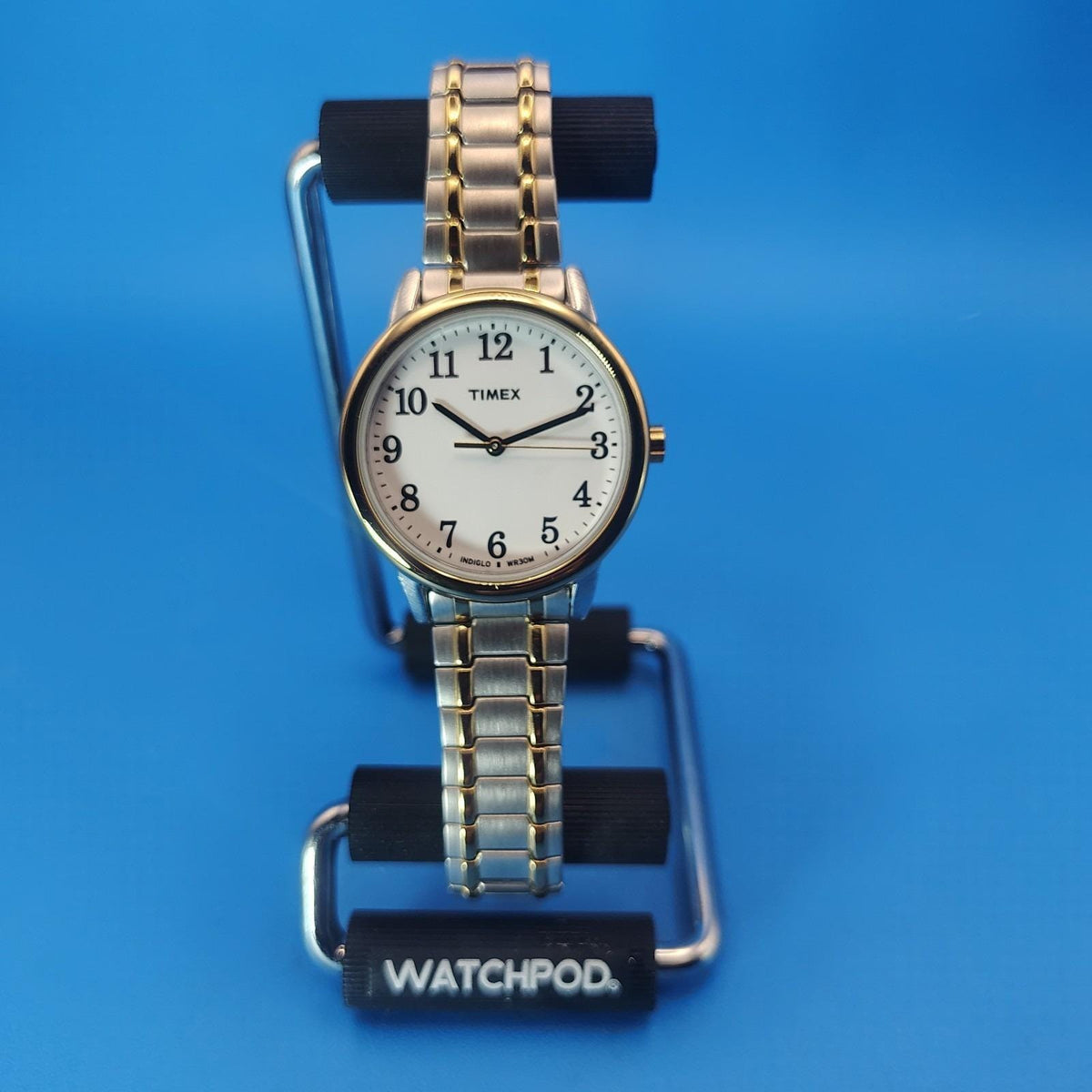 Vintage 2015 Timex INDIGLO Easy Reader Two Tone Women's Quartz Watch Near Mint