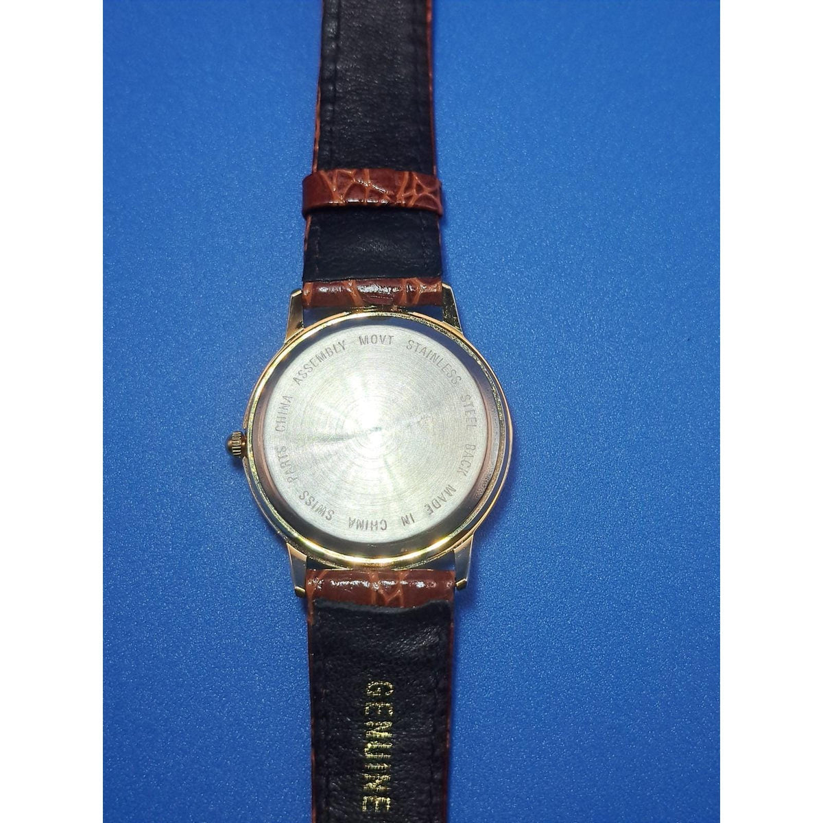 Vintage 1995 Classic Swiss Quartz Swiss Parts 34mm Mens Quartz Watch Restored