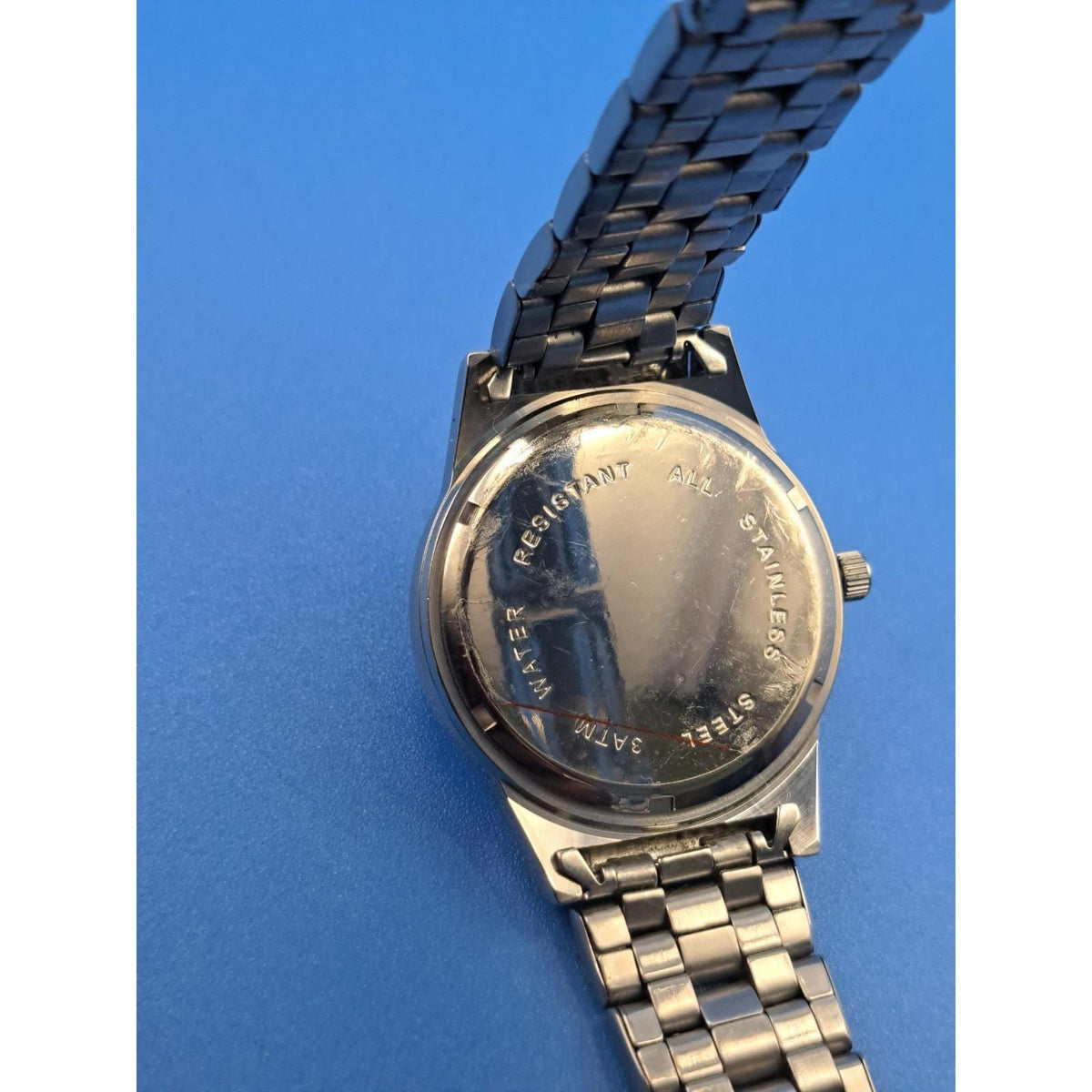 New! Vintage 2001 IC Collection Mens 37mm Quartz Dress Watch Lume NOS