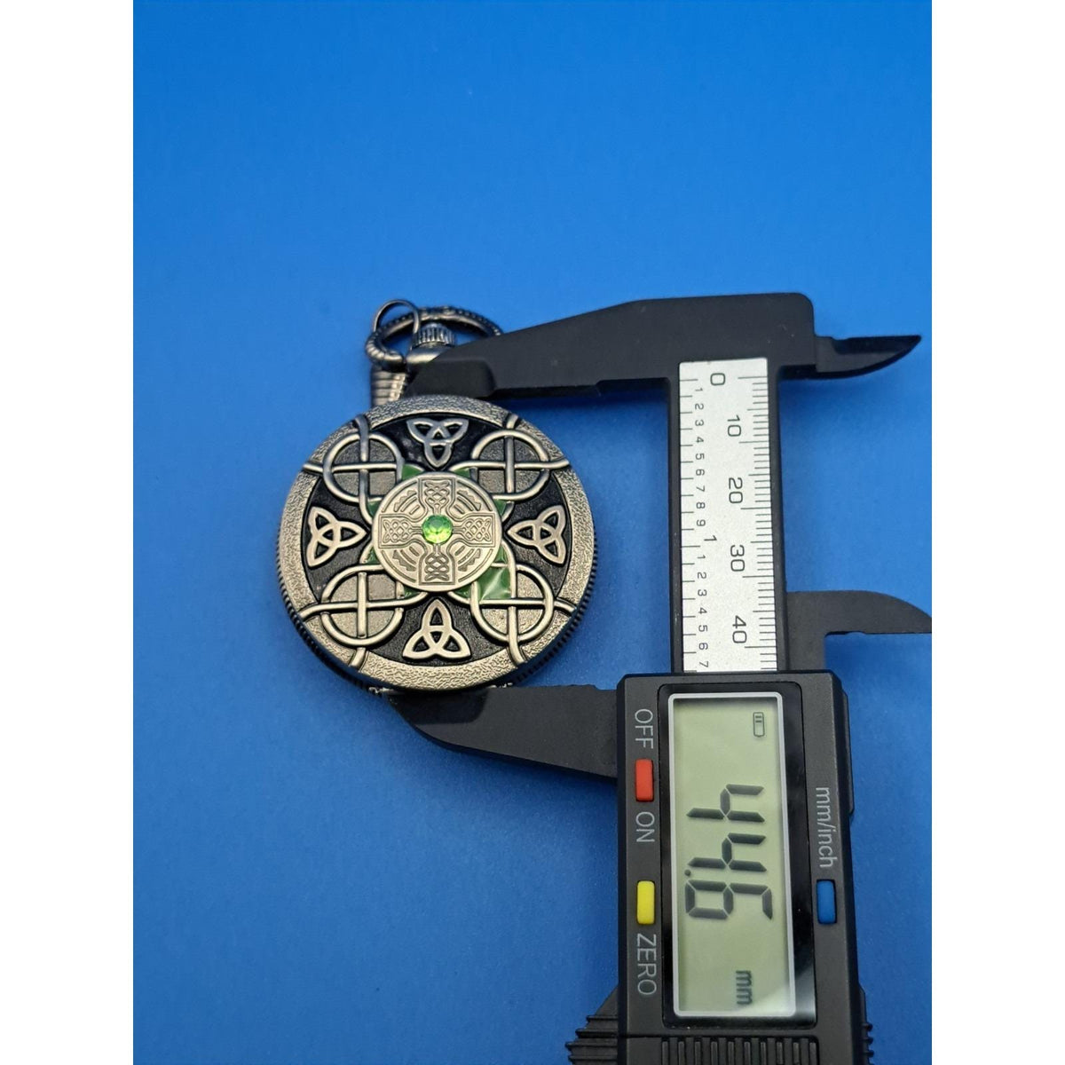 2020 Green Celtic Hunter 44mm Mens Pocket Watch Fully Restored (No Chain)