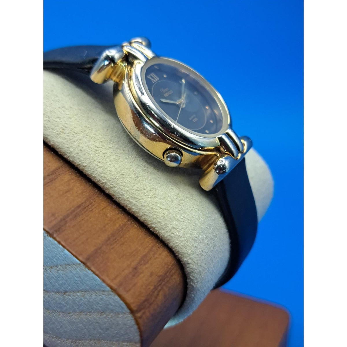 Vintage 1995 Timex Classic Two Tone 33mm Women's Quartz Watch New Strap Restored