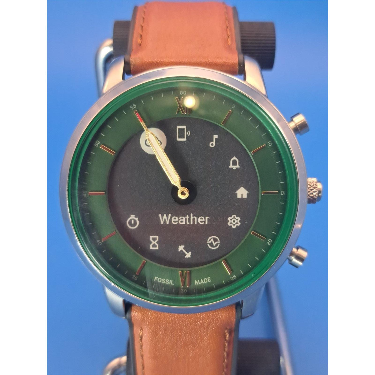 2020 Fossil Nuetra HR 45mm Mens Hybrid Smartwatch W/Charger Mint Condition
