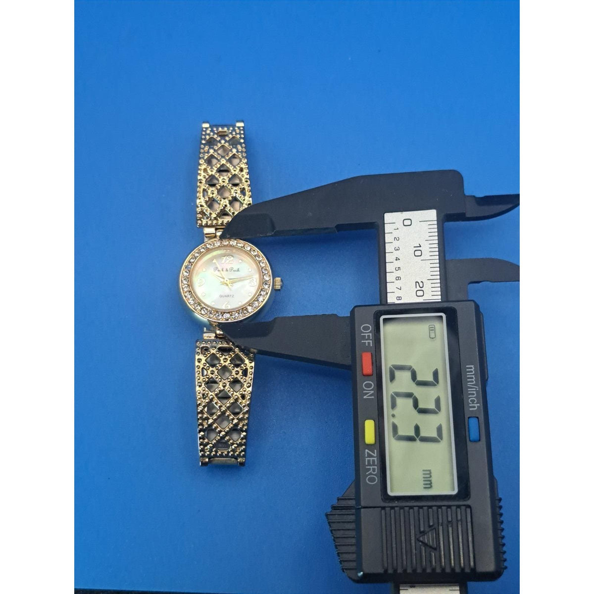 Vintage 2003 Peck & Peck Mother of Pearl 23mm Women's Quartz Watch Restored