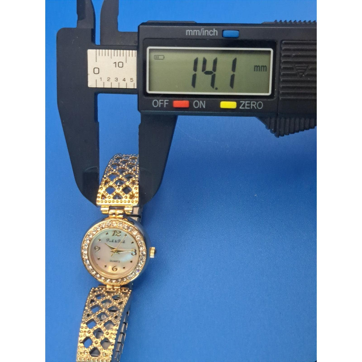 Vintage 2003 Peck & Peck Mother of Pearl 23mm Women's Quartz Watch Restored