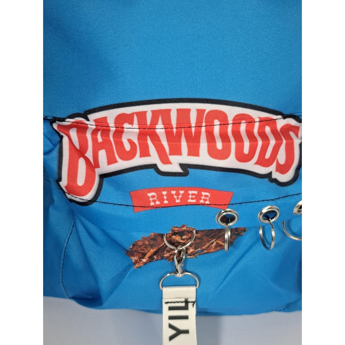 New! Vintage 2015 Backwoods River Graphic Logo Print Mens Luxury Backpack Bag NOS