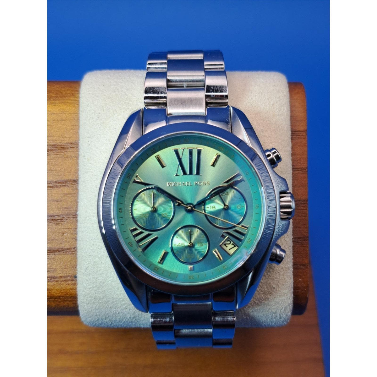 Vintage 2015 Michael Kors Bradshaw Chronograph 34mm Women's Quartz Watch Restore