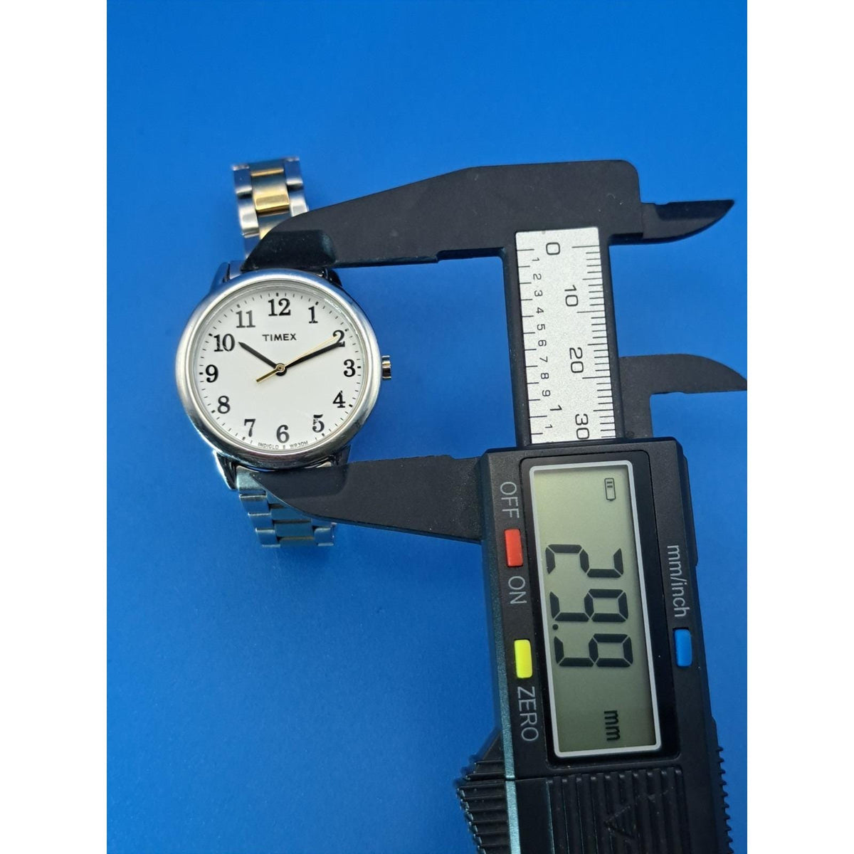 Vintage 2008 Timex Indiglo Easy Reader 30mm Women's Quartz Watch Fully Restored