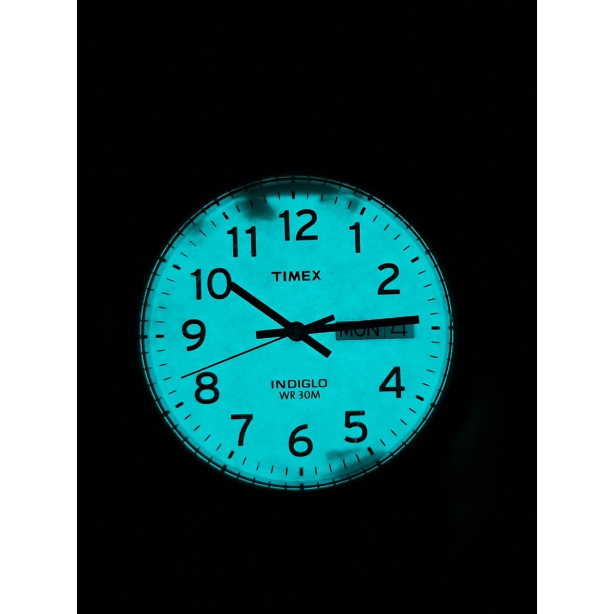 Vintage 2008 Timex Easy Reader Indiglo Day-Date 35mm Mens Quartz Watch Restored