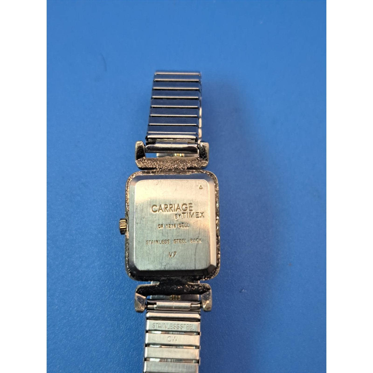 Vintage 2005 Carriage by Timex Arabic 22mm Women's Quartz Tank Watch Restored