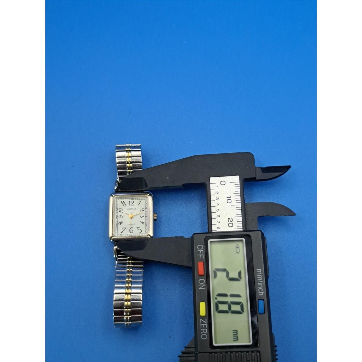 Vintage 2005 Carriage by Timex Arabic 22mm Women's Quartz Tank Watch Restored
