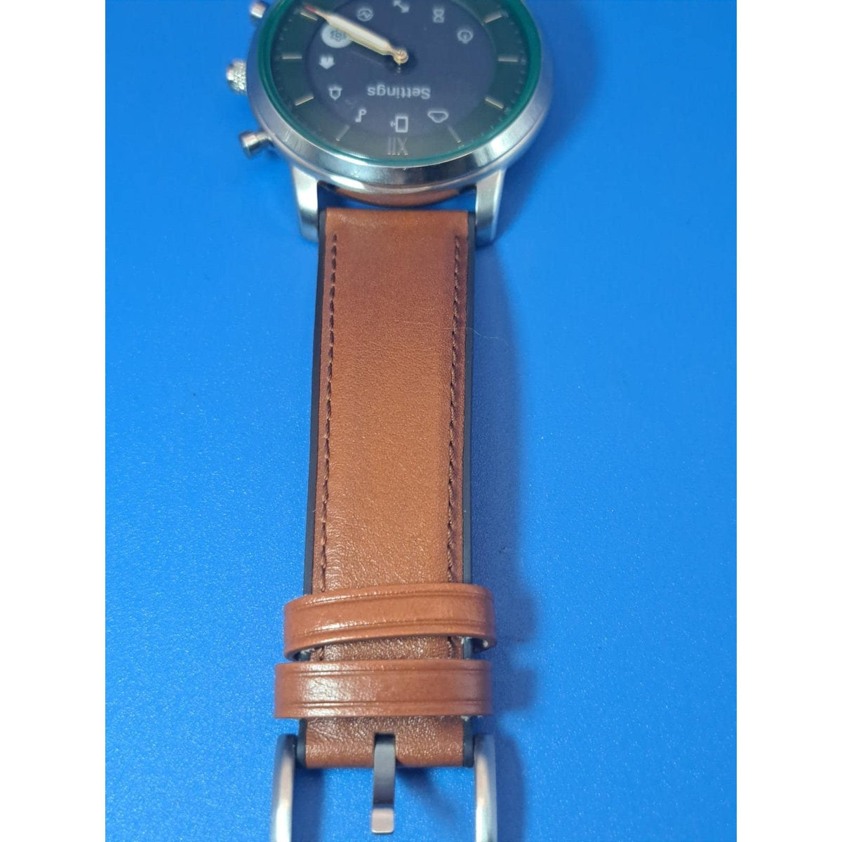 2020 Fossil Nuetra HR 45mm Mens Hybrid Smartwatch W/Charger Mint Condition