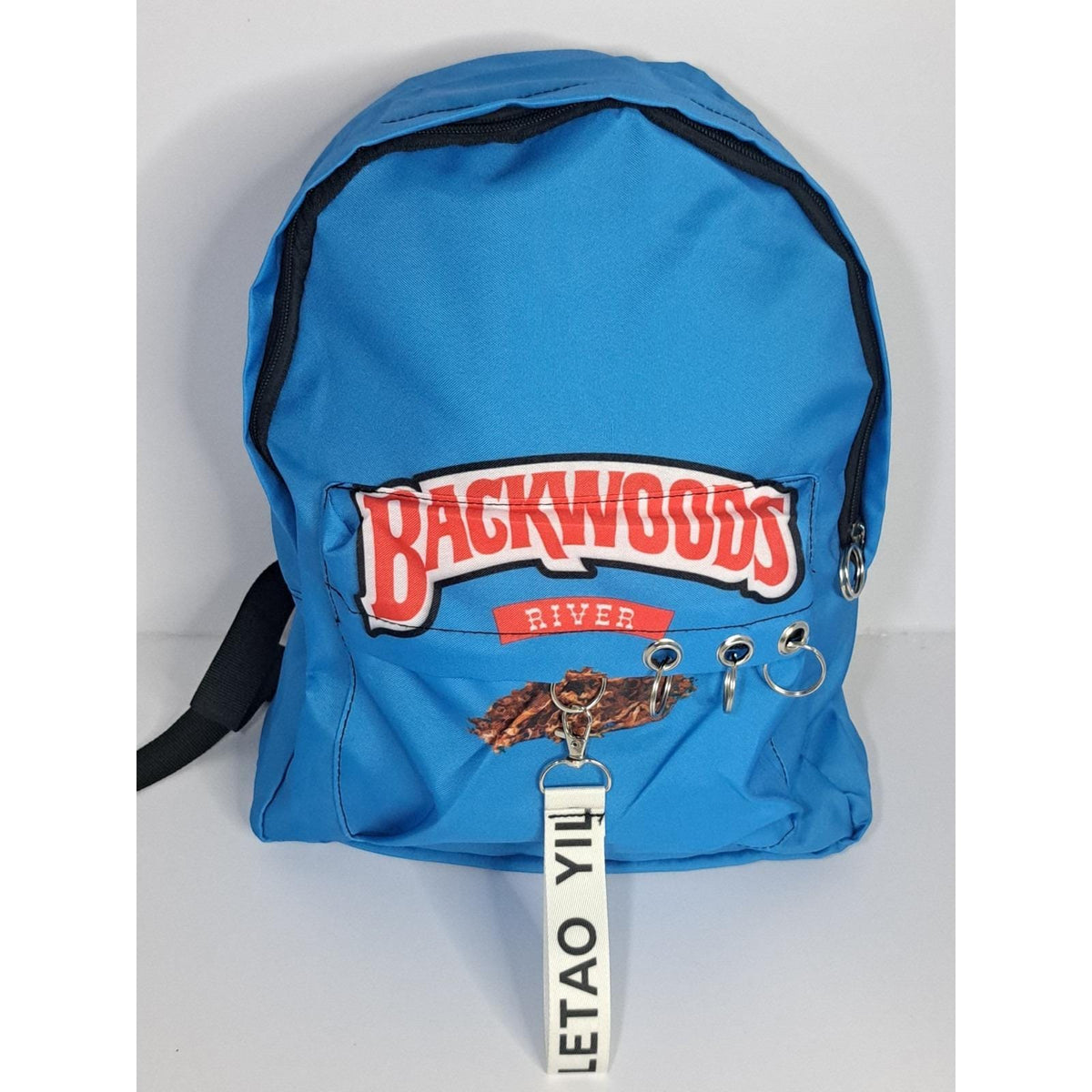 New! Vintage 2015 Backwoods River Graphic Logo Print Mens Luxury Backpack Bag NOS