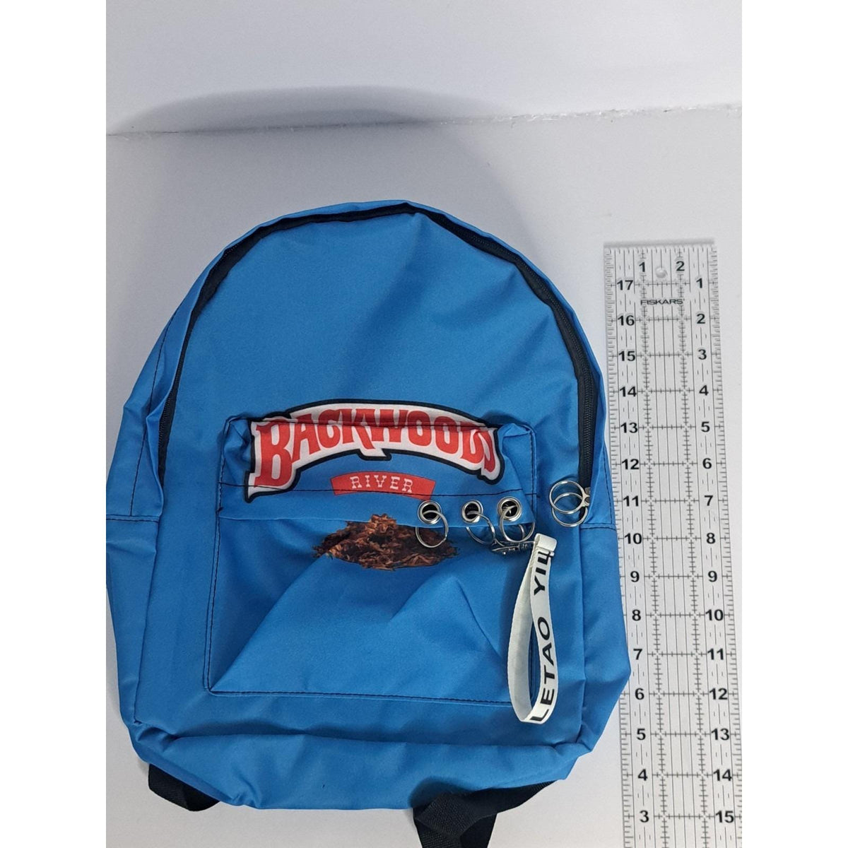 New! Vintage 2015 Backwoods River Graphic Logo Print Mens Luxury Backpack Bag NOS